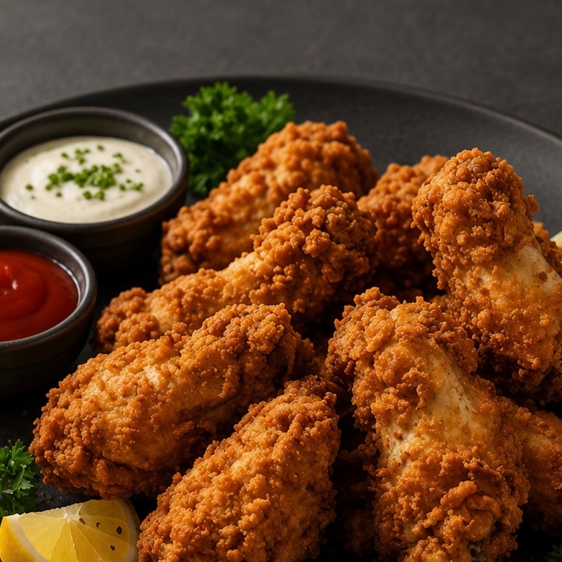8 - Crispy Fried Wings.