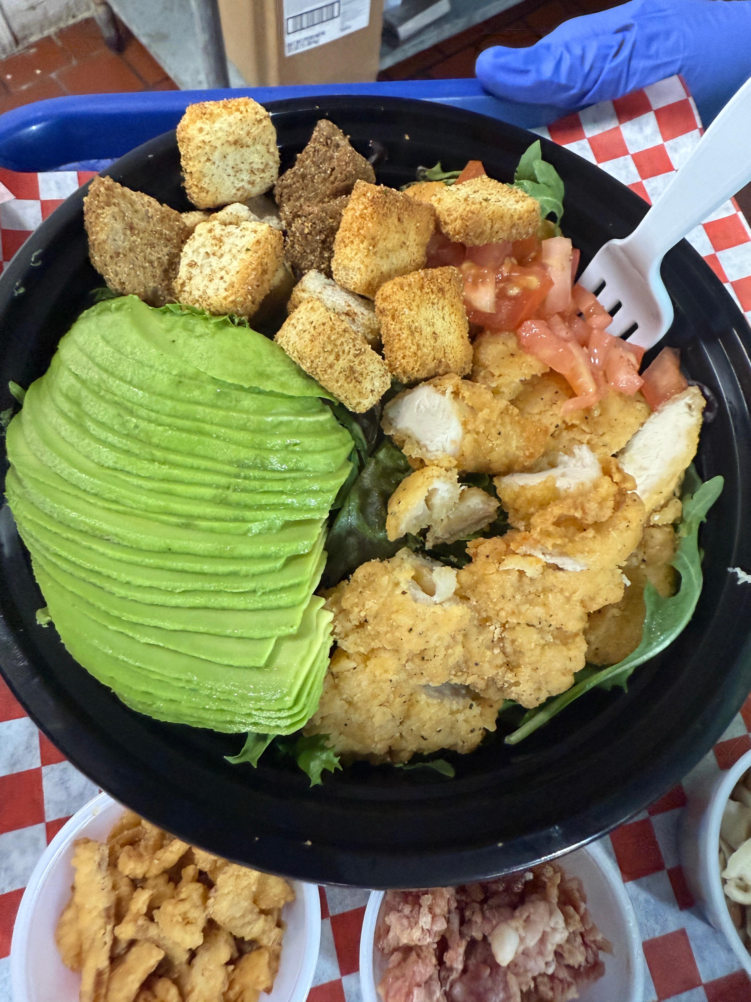 Crispy Chicken Salad.