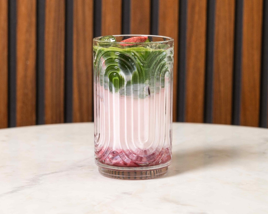 Strawberry Matcha.