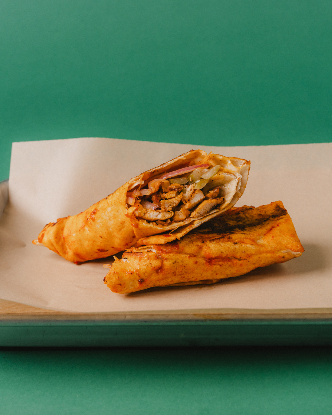 Krispy Chicken Shawarma Wrap.