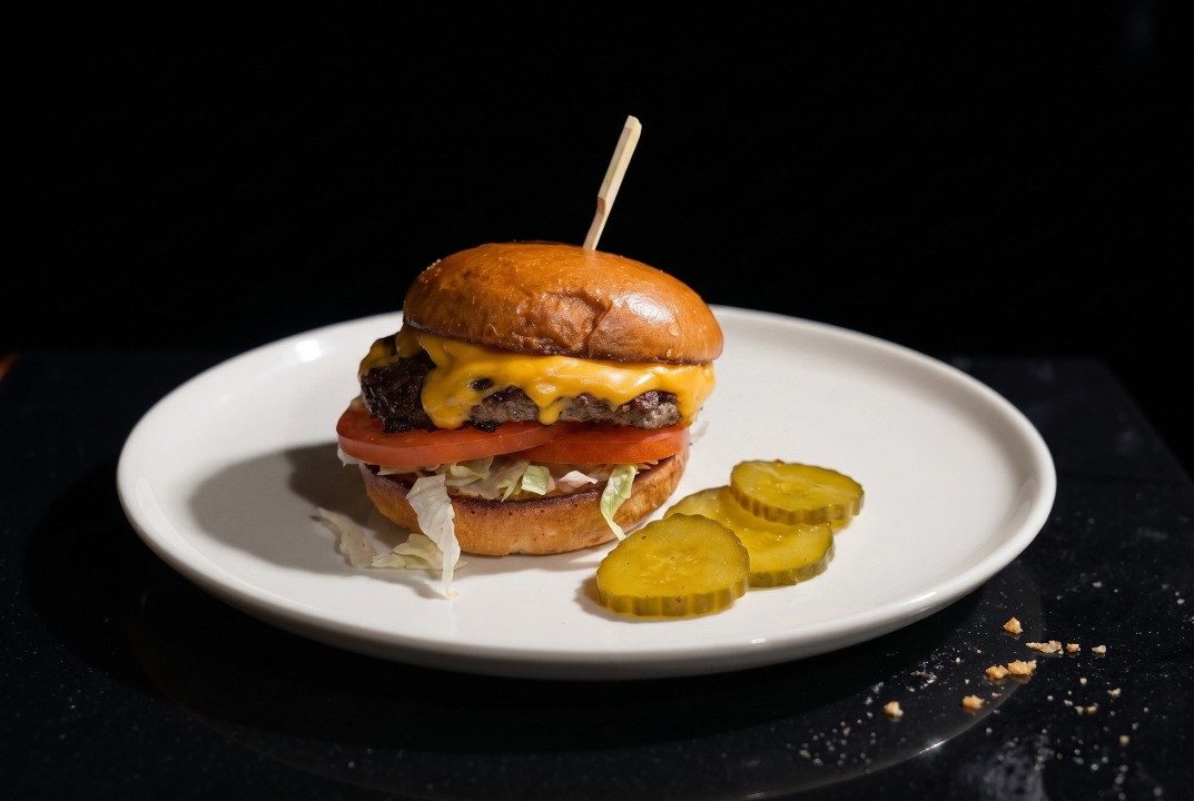American Cheese Burger.