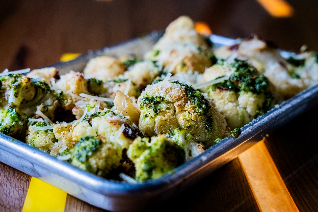 Cheesy Cauliflower Bites.