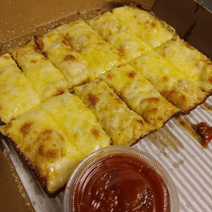 PK Deep Dish Cheesy Bread.