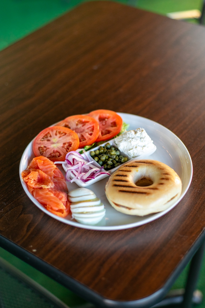 Smoked Salmon Plate.