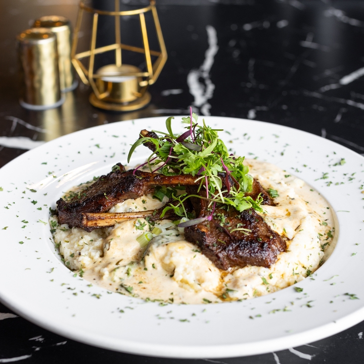 Lamb and Grits.