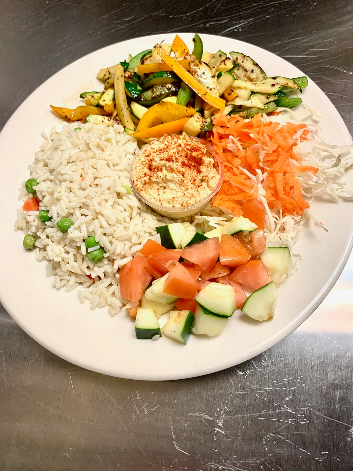 Vegetarian Rice Bowl.
