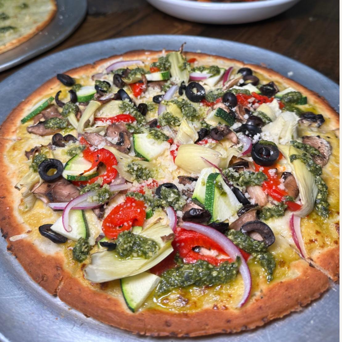 GF Gluten Free Pesto White Veggie Delight.