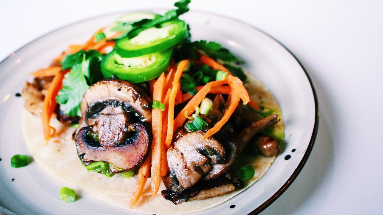 Mushroom Taco (V).
