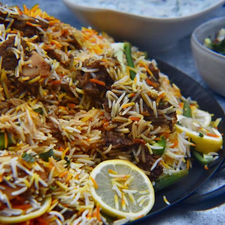 Goat Biryani.