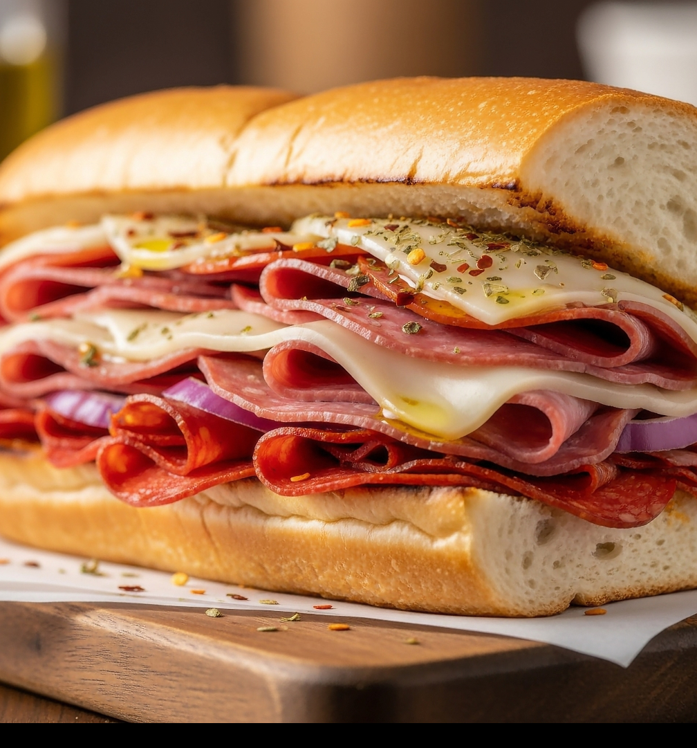 Hot Italian Sandwich.