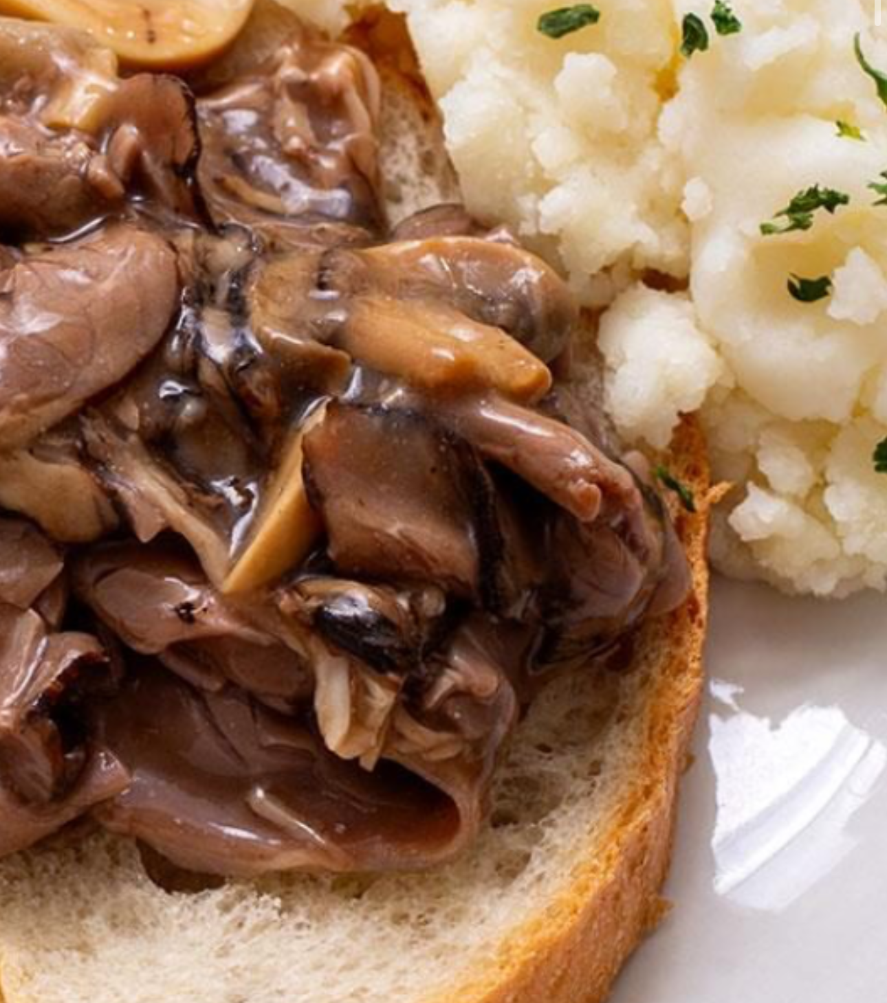 Hot Open Roast Beef.