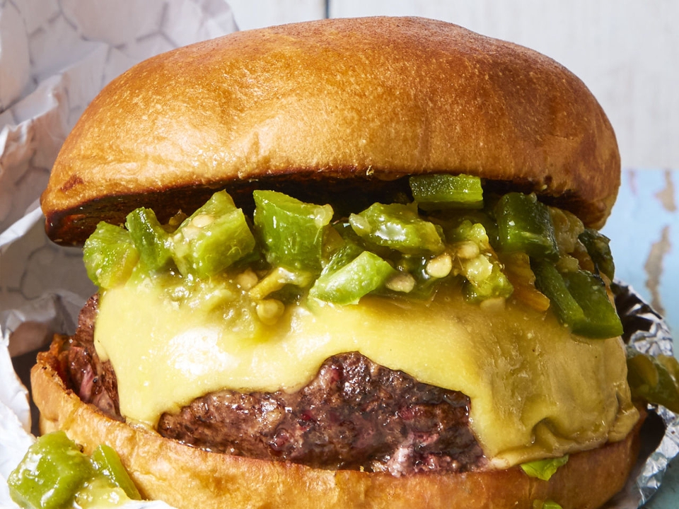 Green Chile Cheeseburger.