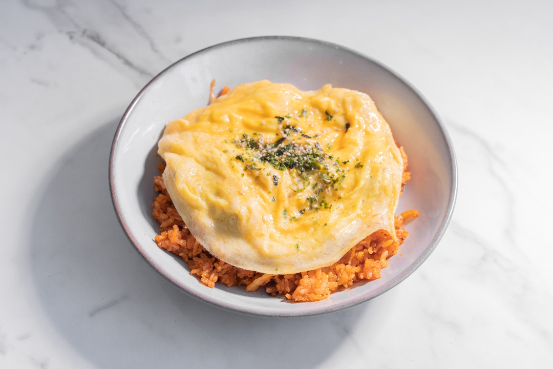 Kimchee Fried Rice Omelette.