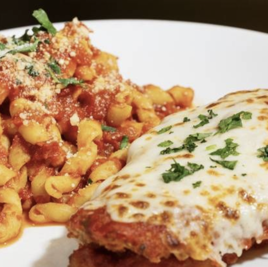 Eggplant Parmigiana.