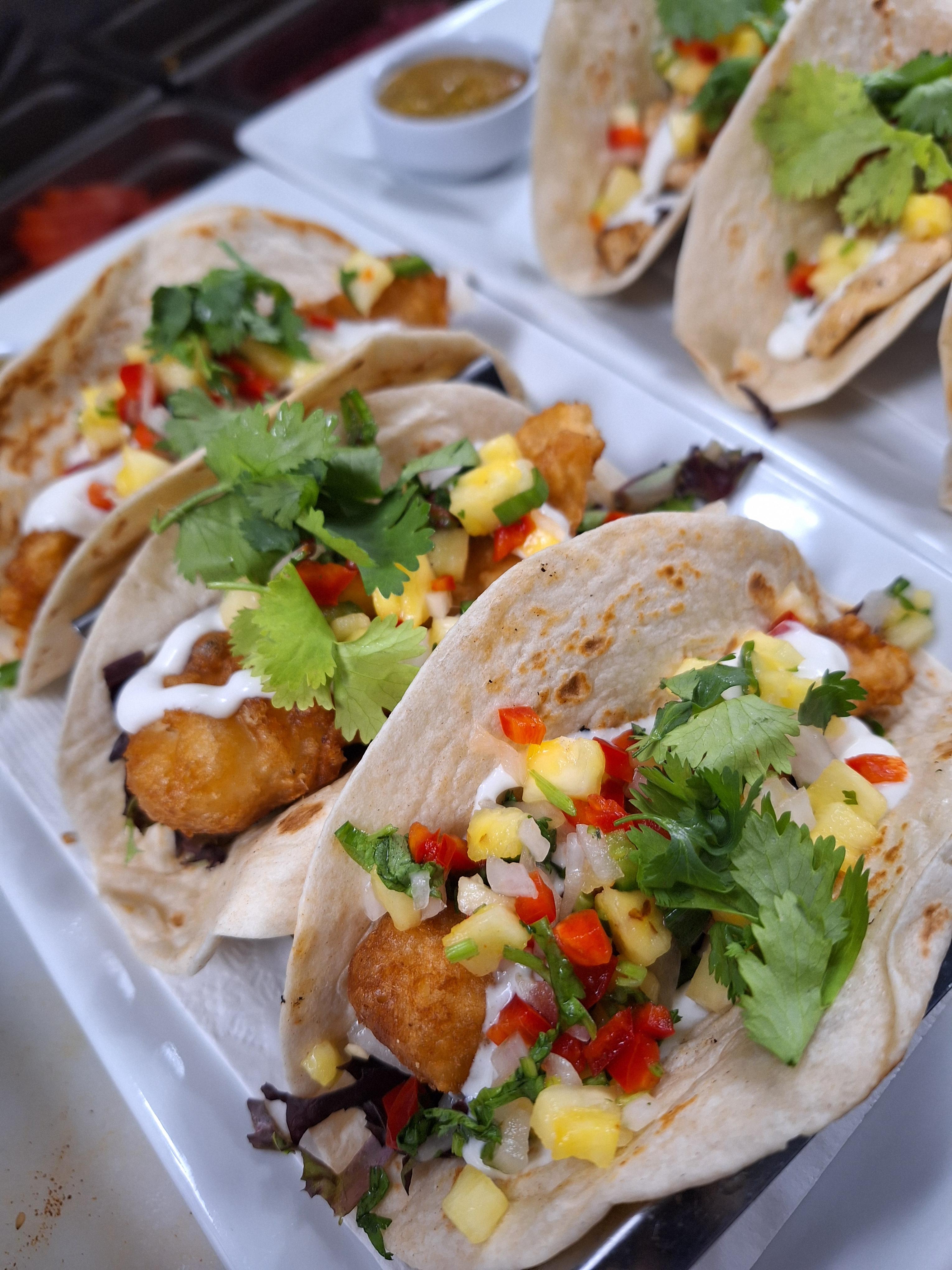 Fish Tacos.