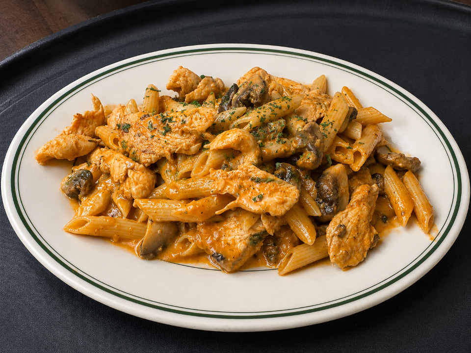 CREAMY CAJUN CHICKEN PASTA.