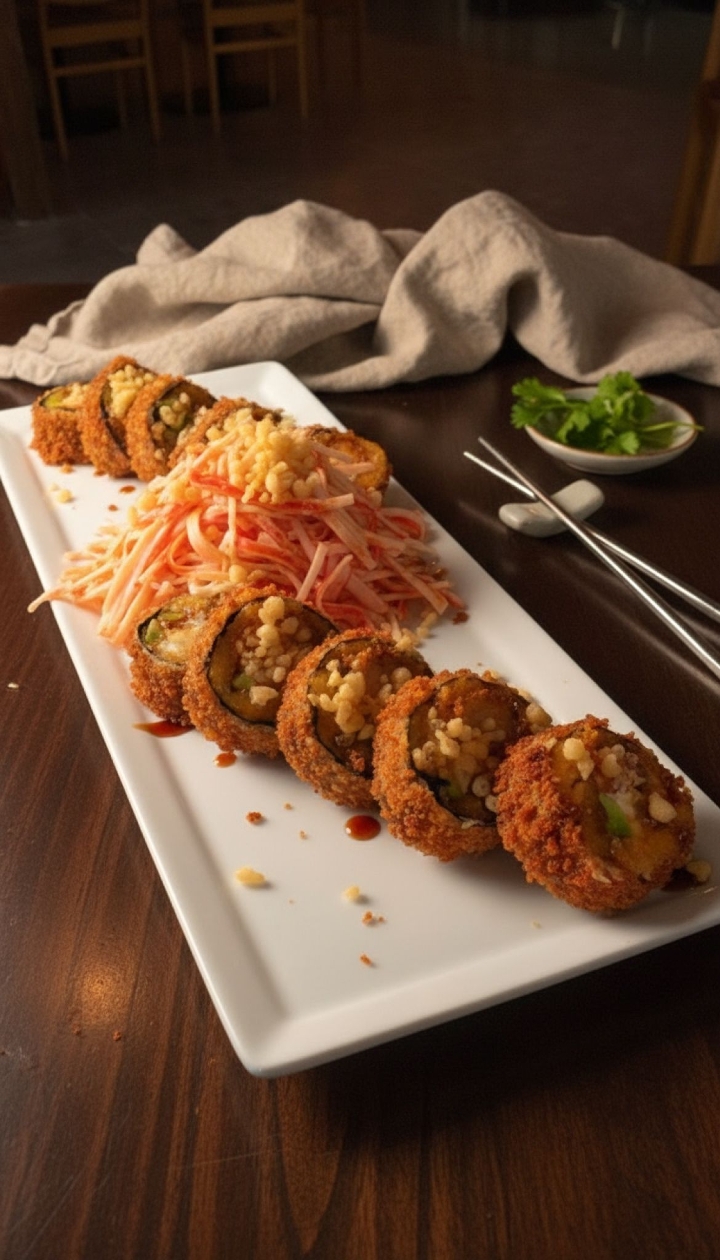 Tropinikkei Tempura Roll.