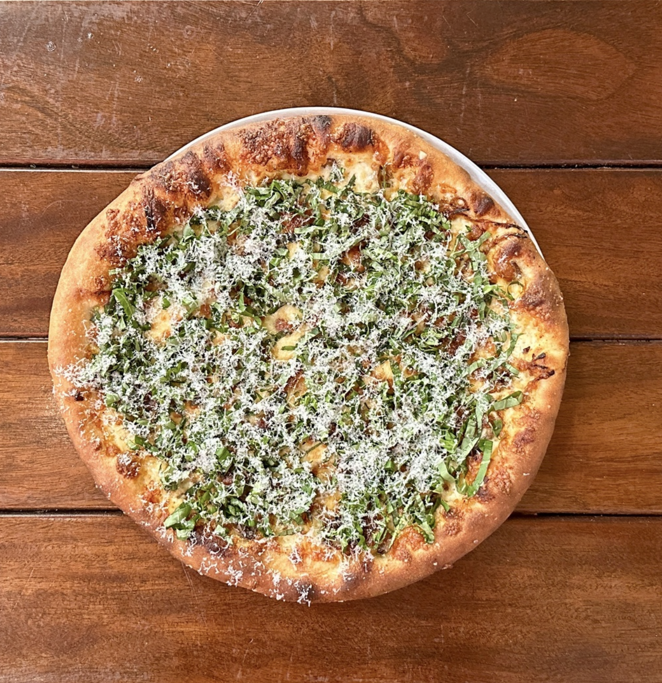 14" Whole Mushroom Pizza.