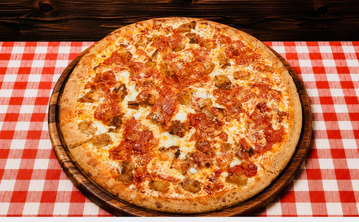 Small Crispy Chicken Parm Pizza 10 (Greek Style).