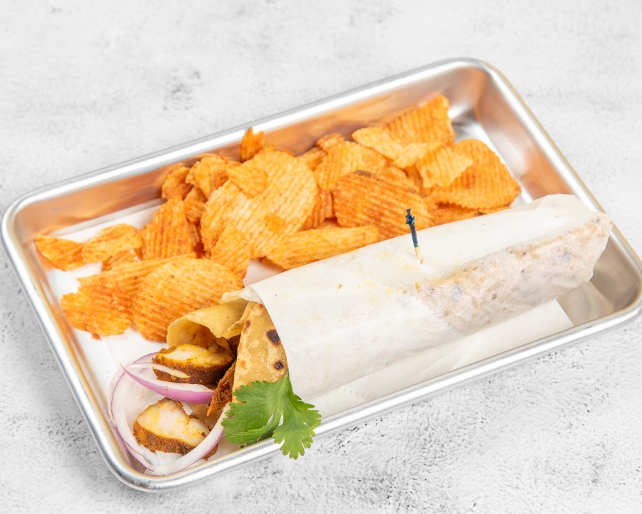 ALOO CHANNA ROLL.