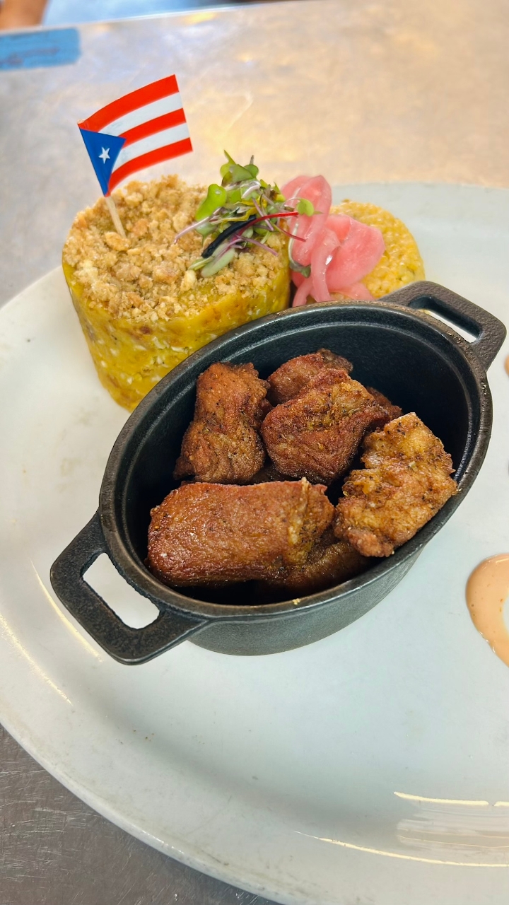 Fried Pork Mofongo.
