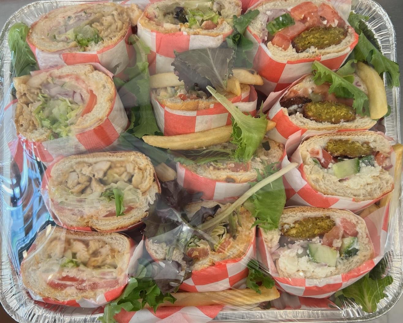 Sandwich Platter 12 Pieces.