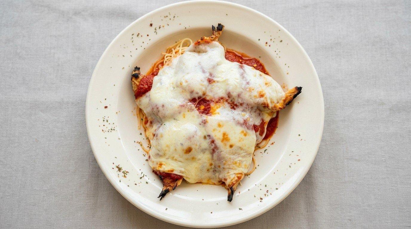 Shrimp Parmigiana.