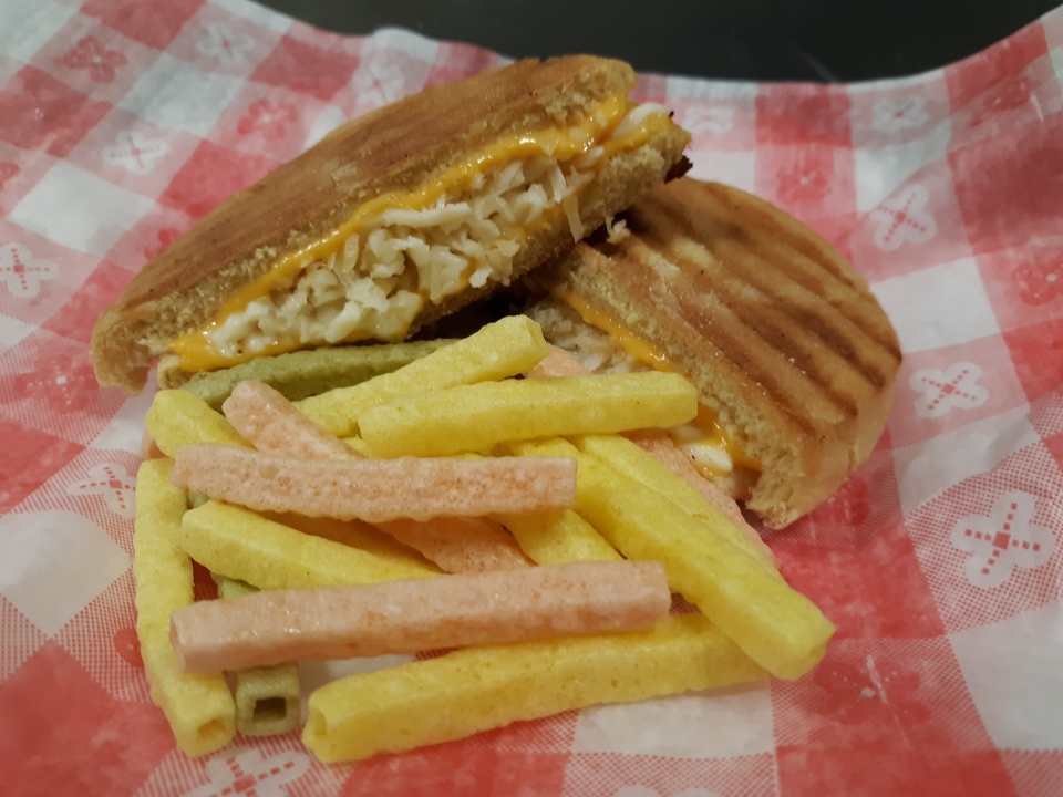 Triple Cheese Panini.