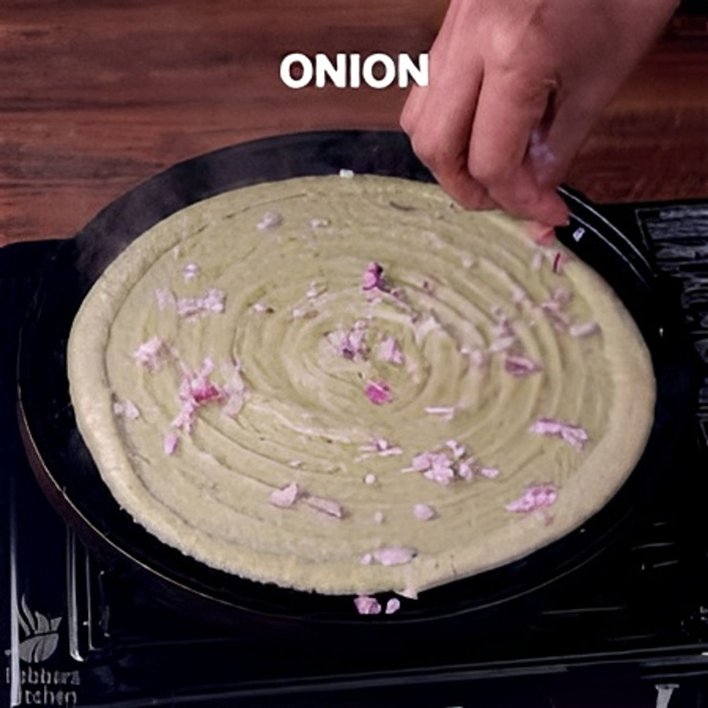 Onion Pesarattu.