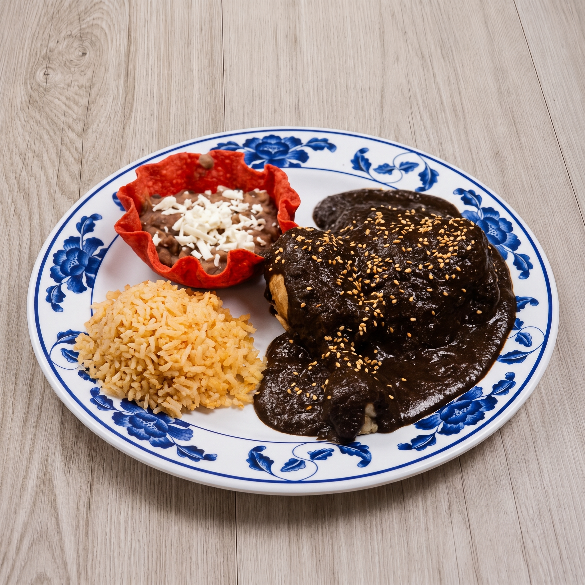 Pollo con Mole.