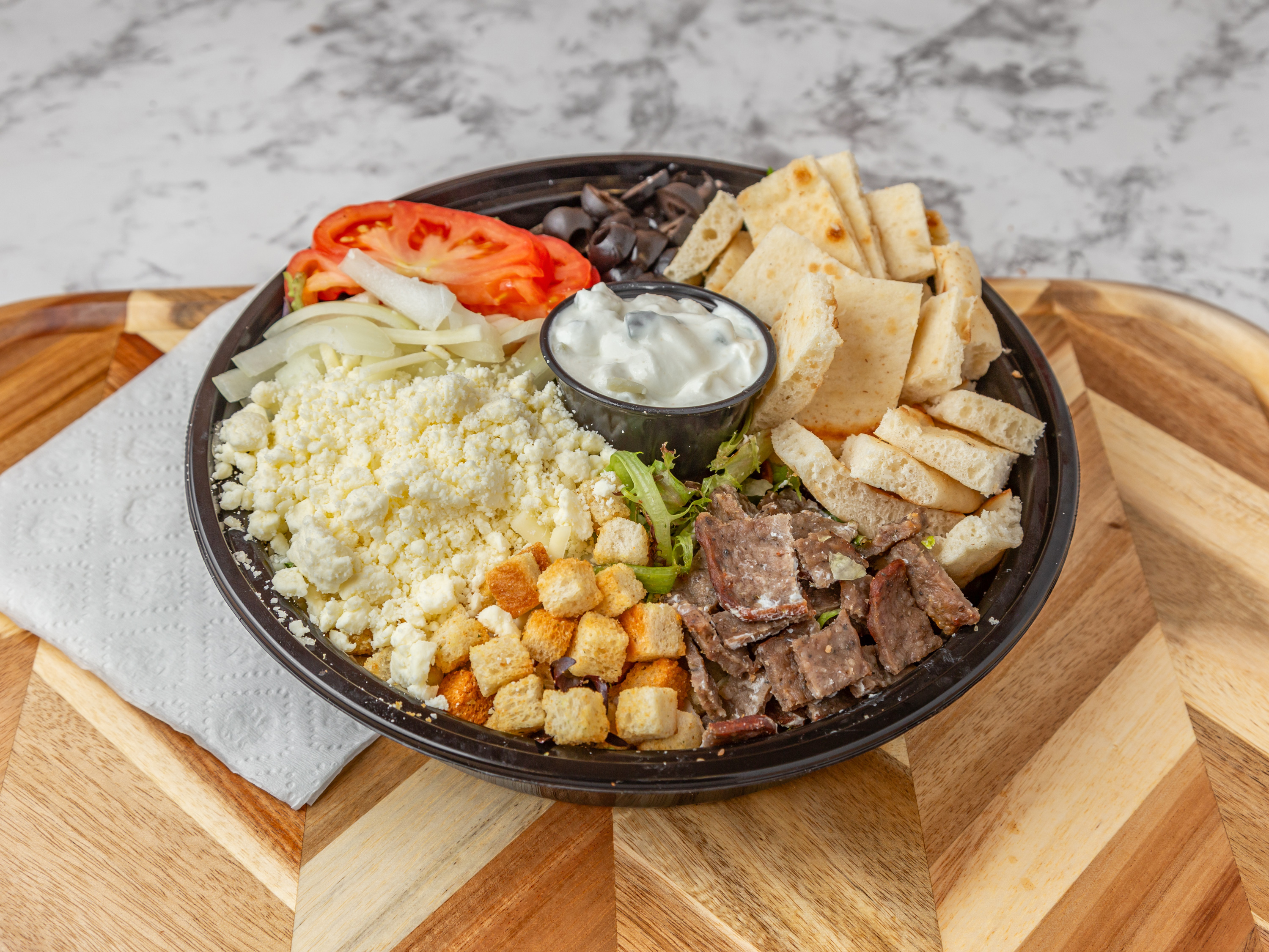 Gyro Salad.