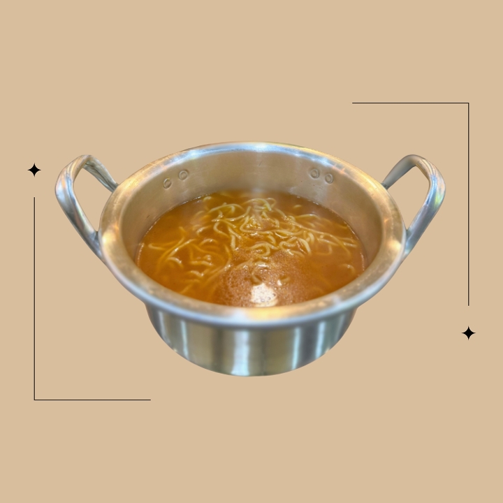 K Ramen (Korean Style) - Noodles & Broth Only.