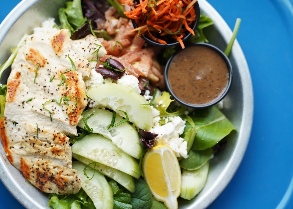 Mediterranean Chicken Salad.