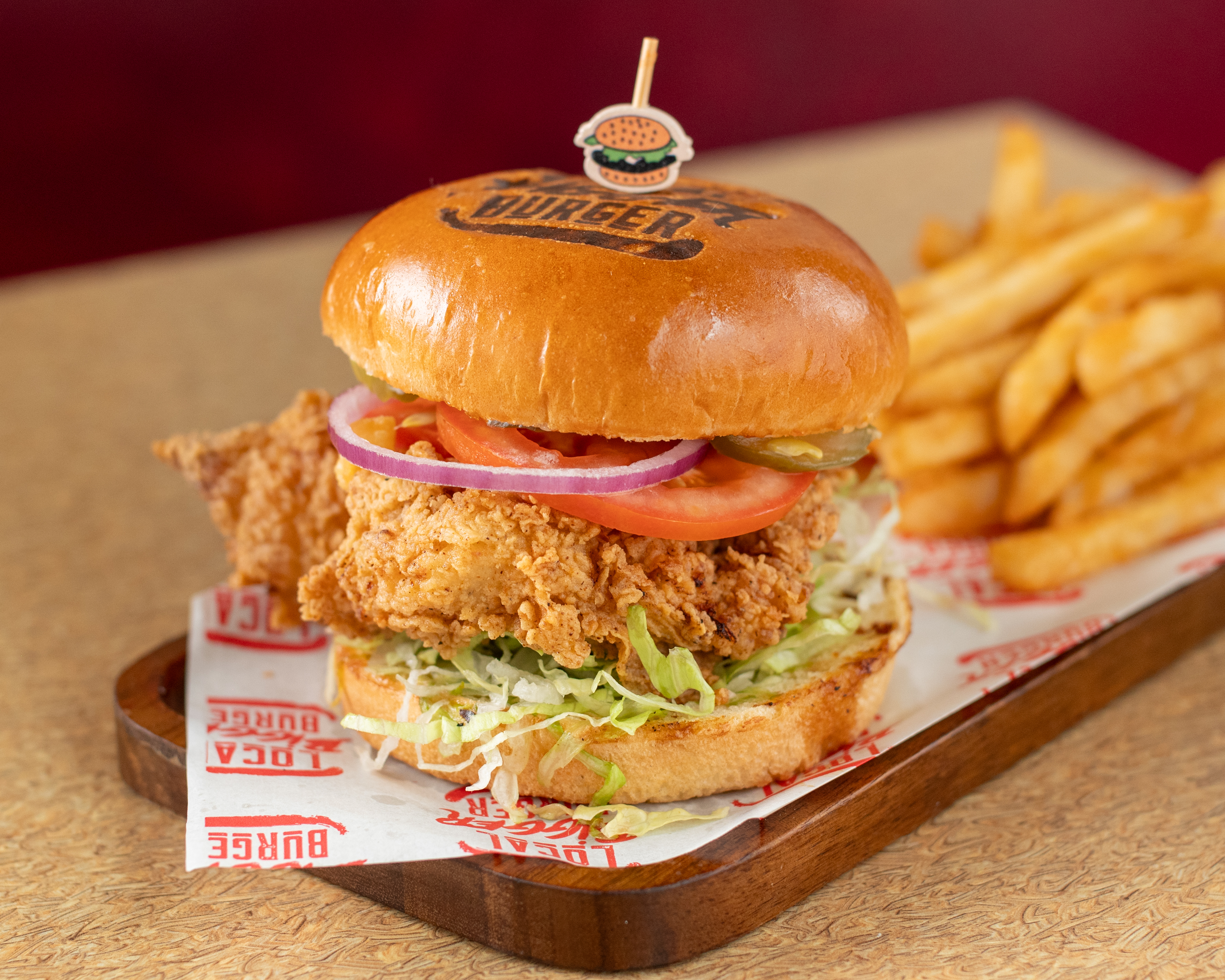 Crispy Chicken Burger.
