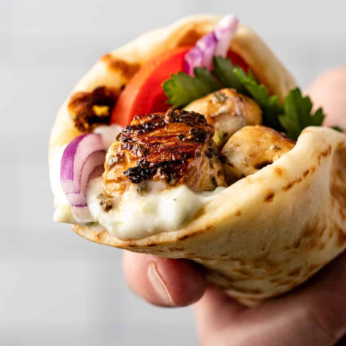 CHICKEN SOUVLAKI sw.