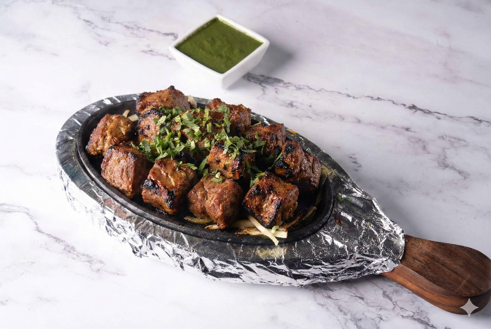 Lamb Boti Kebab.
