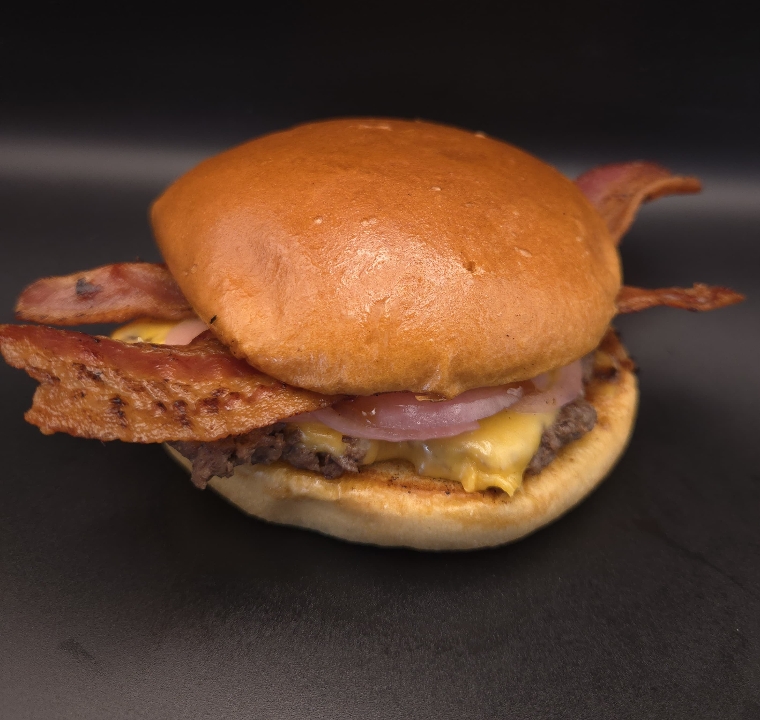 Korean BBQ Bacon Burger.