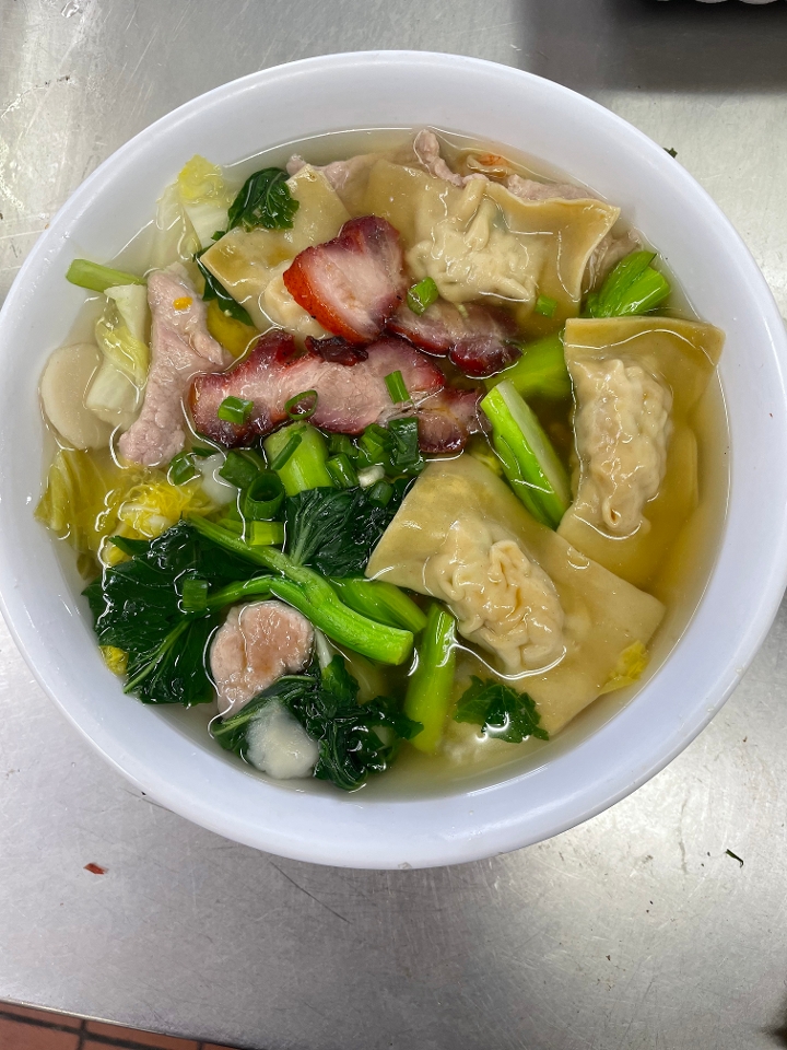 窩水餃 172.Wo dumplings in Soup (w/meat and shrimp).