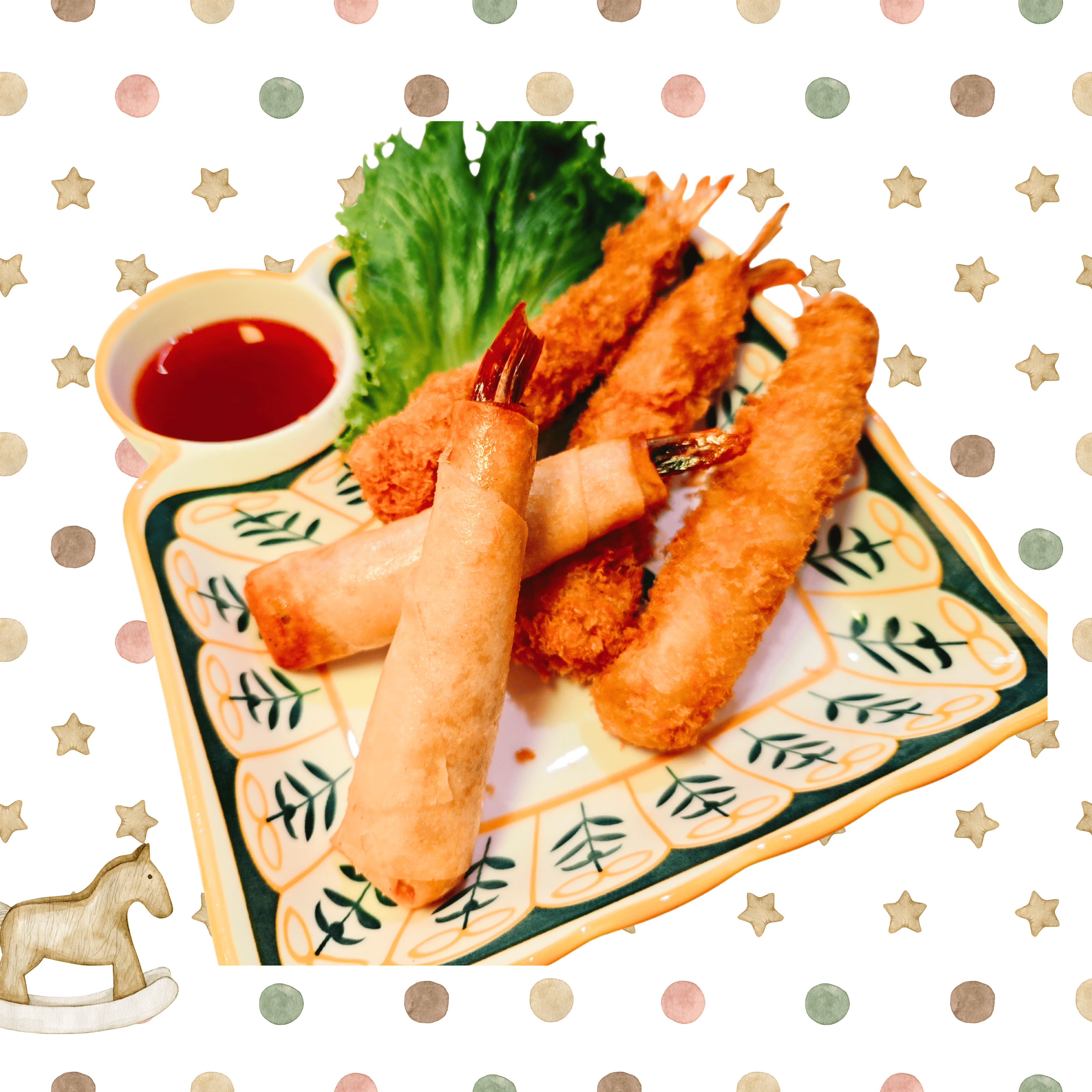 🍤 Shrimp Siblings (Tempura + Roll).