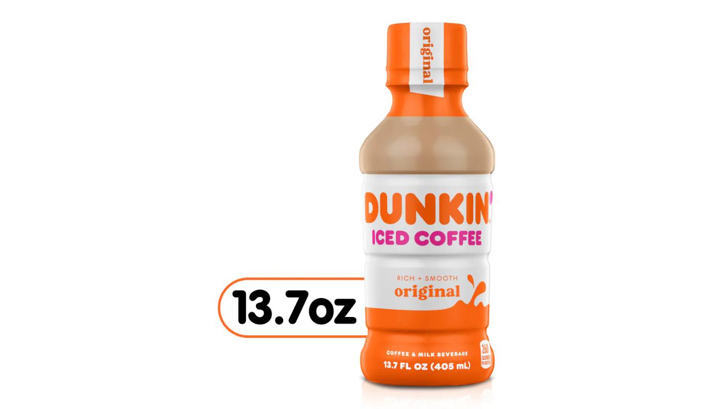 Dunkin Iced Coffee Mocha.
