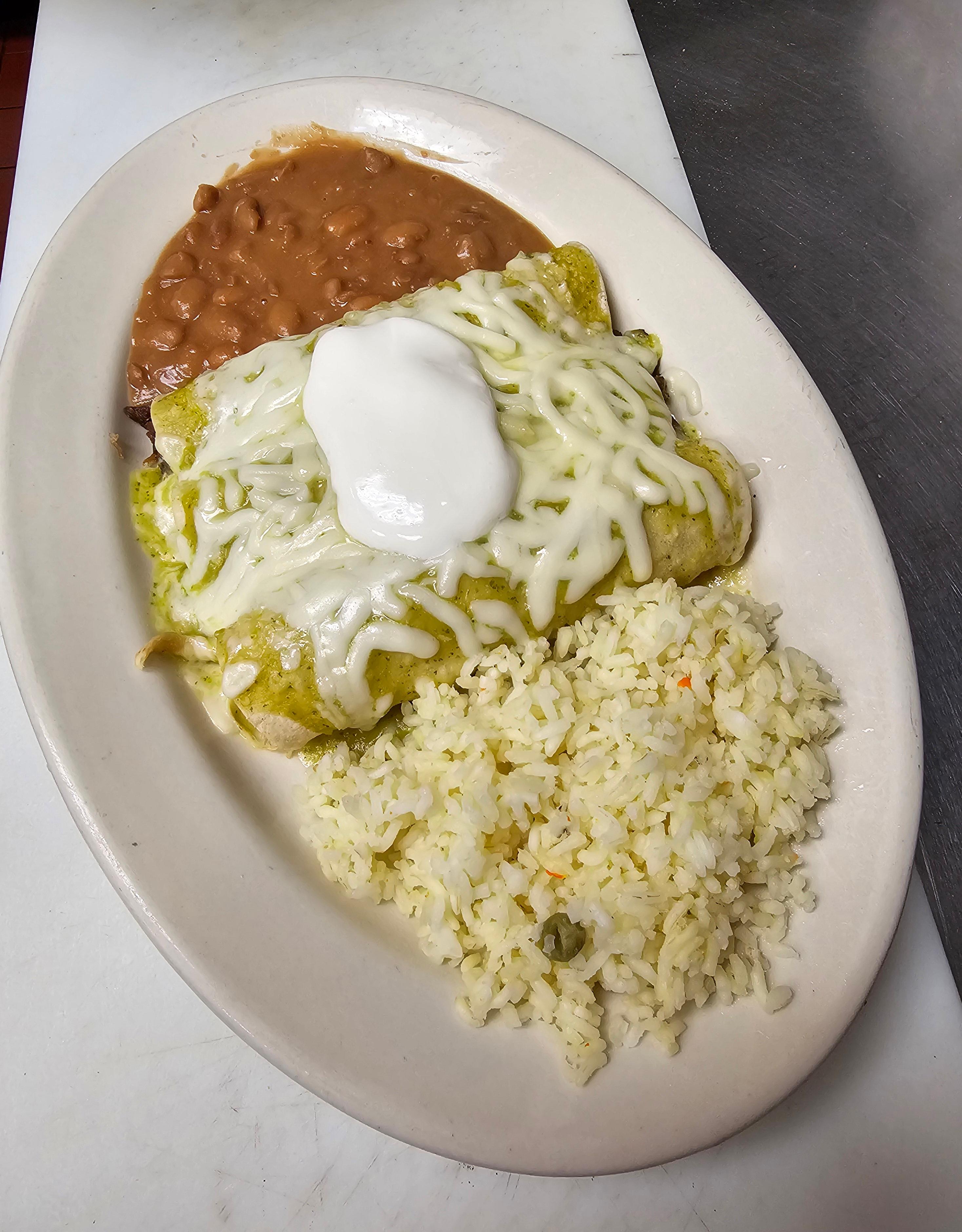 Enchiladas Verde.