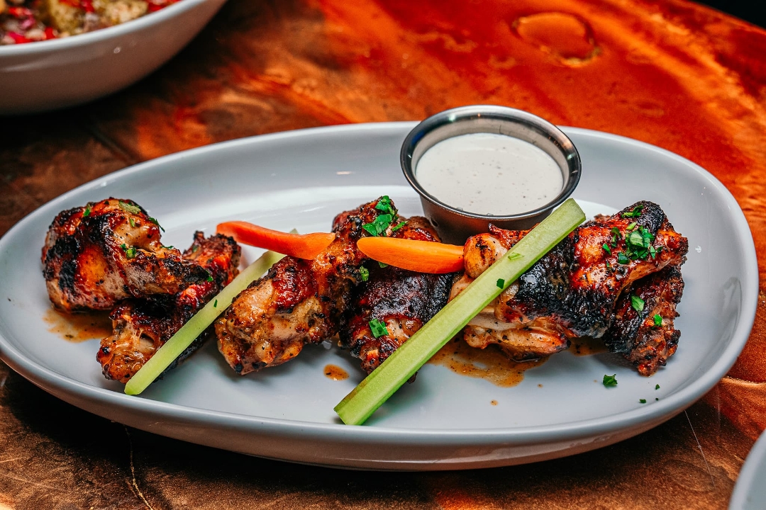 12 hour Brined Fire Grilled Wings.