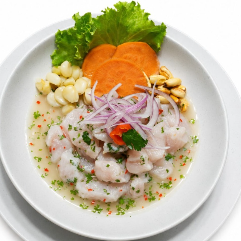 Ceviche de Pescado Peru.