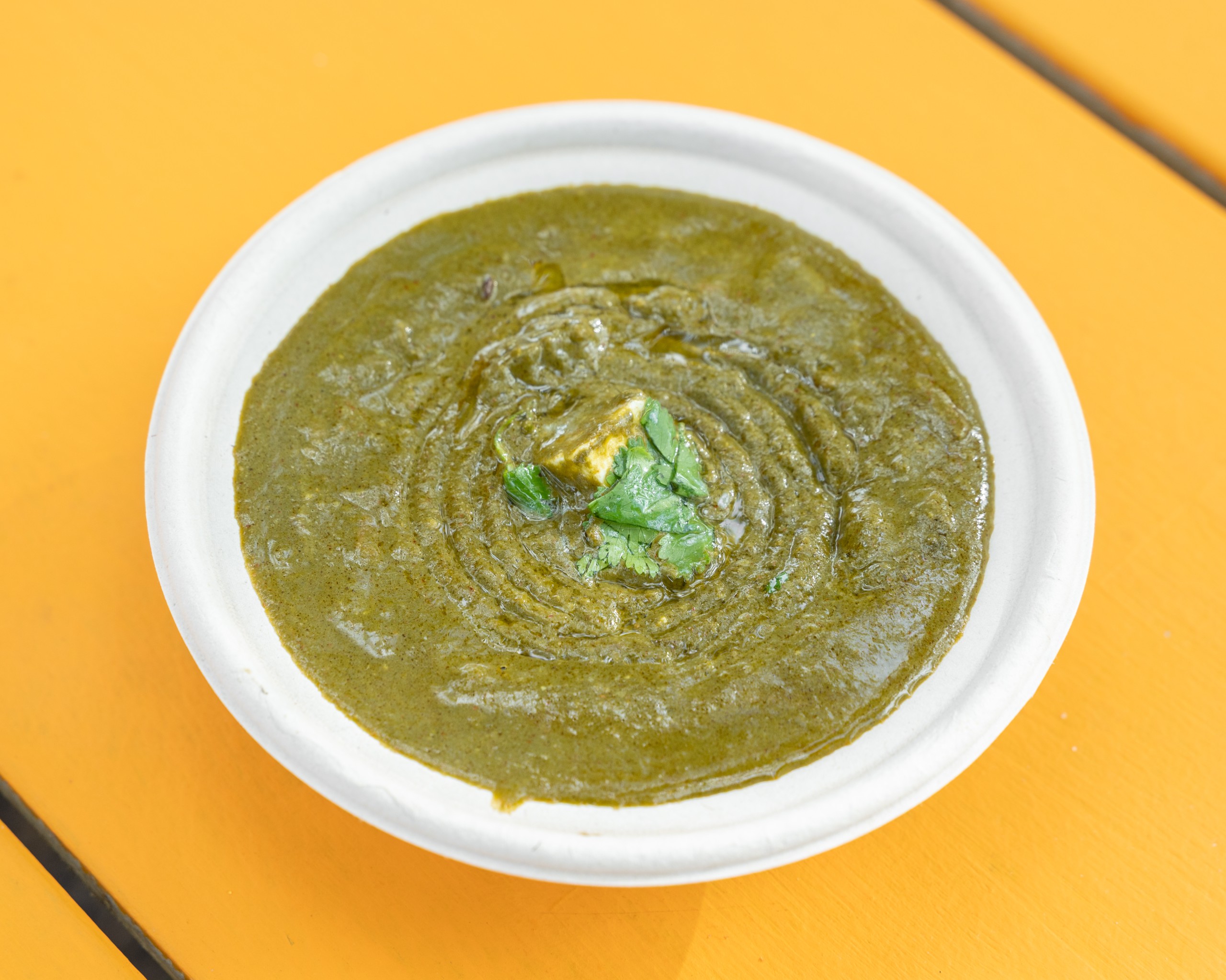 O - Palak Paneer.