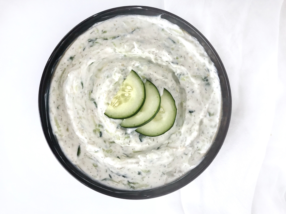 Tzatziki sauce (VG).