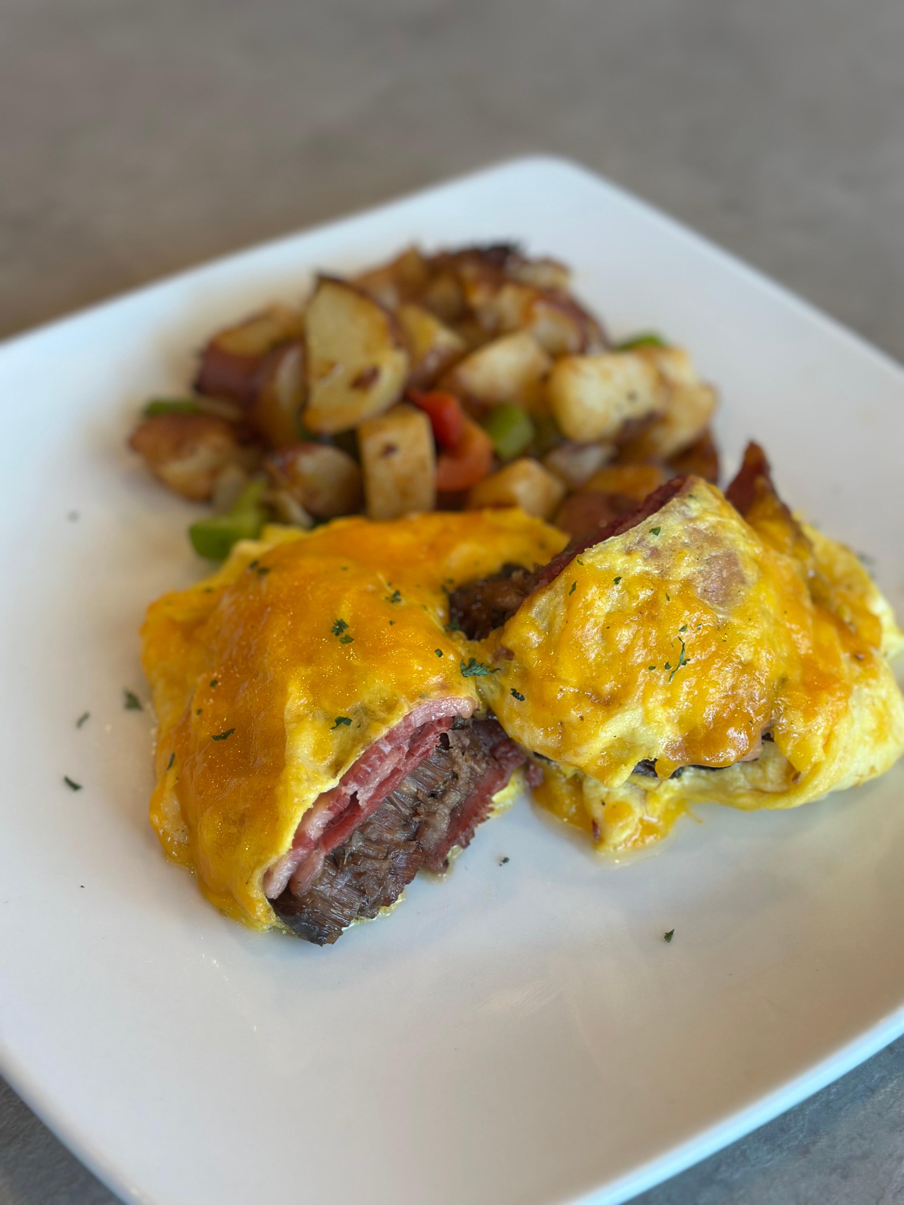 Meat Lovers Omelette.