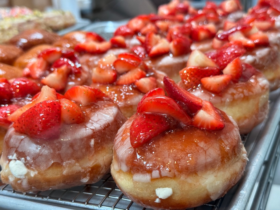 Strawberry Shortcake Doughnut.