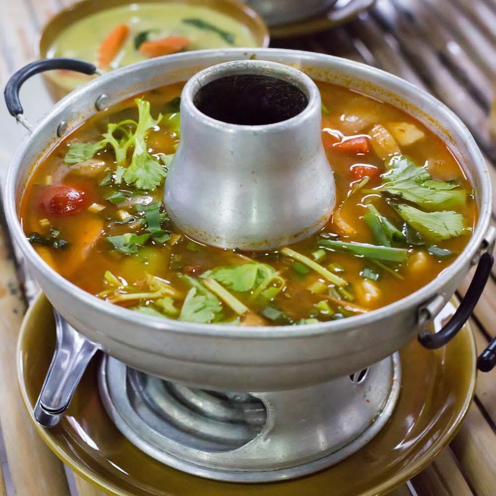 Tom Yum Soup Hot Pot.