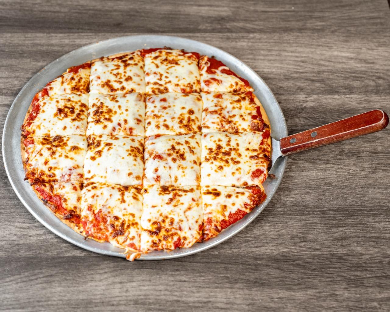 12 Inch Cheese Pizza.