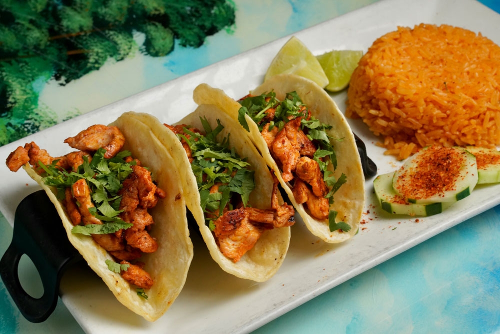 Chicken Tacos.